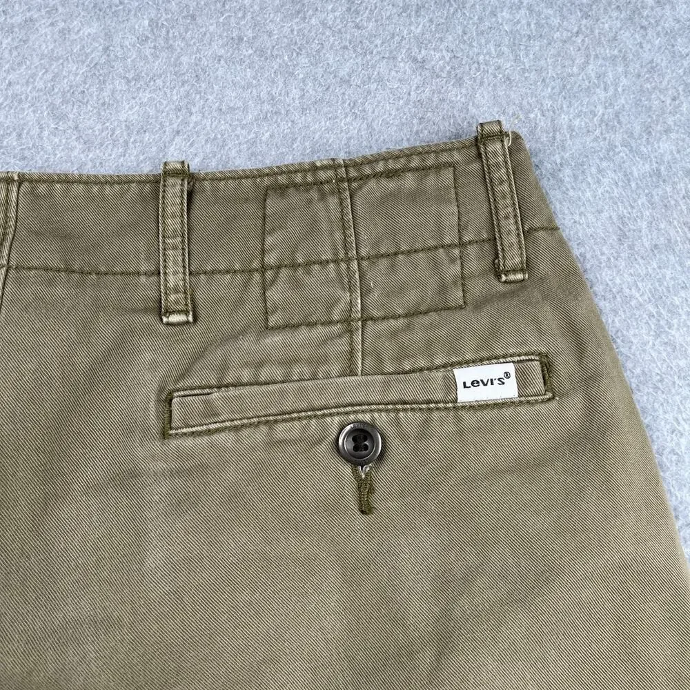 Levi Strauss Shorts Green Casual Classic Size 29 Classic Mens Levis